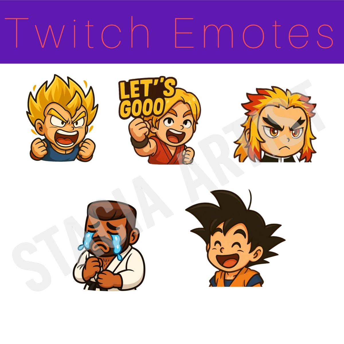 stacia_artist's tweet image. I am just done with the emotes for the client and he loved it.❤️

Dm to place your orders nowww!! 
#KickStreaming #twitchlive #twitchgaming #twitchemotws #GraphicDesigner #EmoteArt #Live2D #VTuberUprising #VtuberEN #SmallStreamersConnect #smallstreamers #freelancer