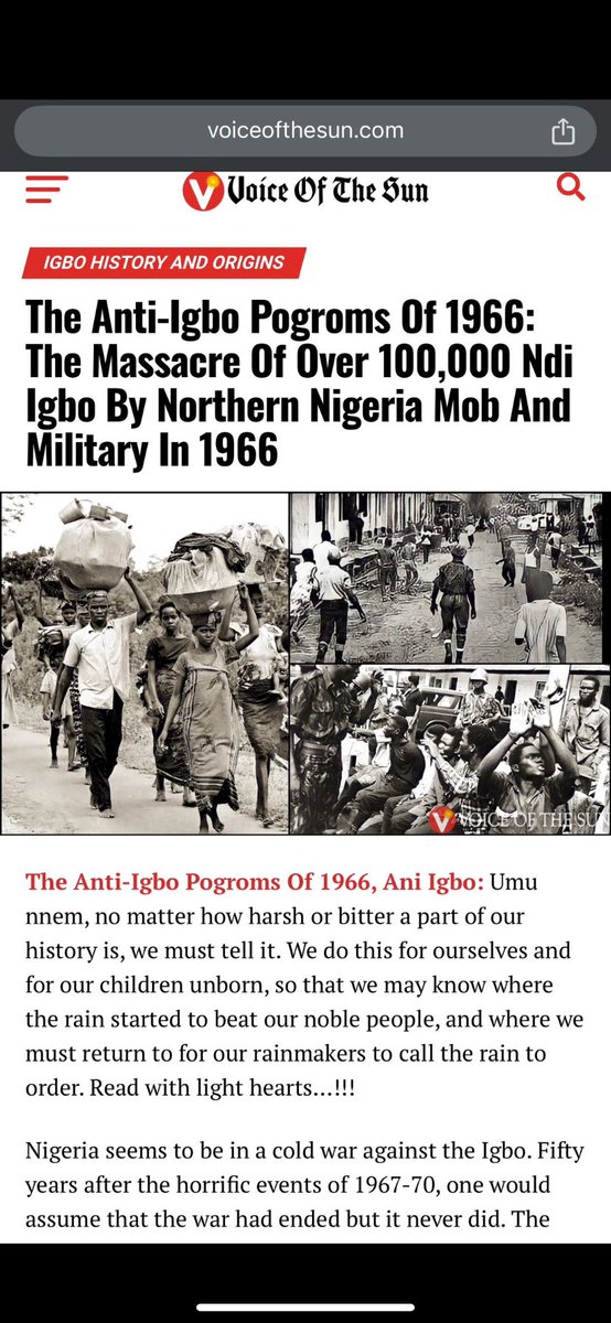 If we don’t treat ibos the way the Hausas treated their ancestors, in the language they understand,those ibo animas will never respect us in our own land, time will tell