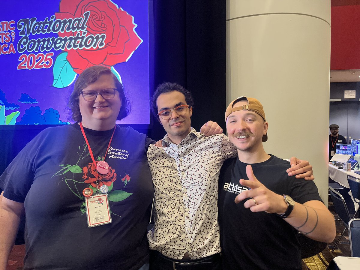 I’m incredibly grateful that DSA’s convention voted to entrust me with a seat on our National Political Committee. I’ve learned so much from everyone here about the science of resistance. We have a party to build and a world to win.