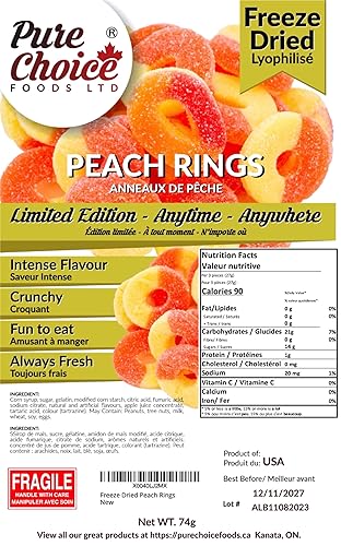 I just received Freeze Dried Peach Rings from trinawill00 via Throne. Thank you! throne.com/gidge #Wishlist #Throne