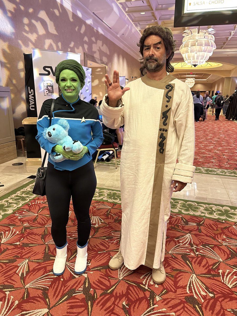 Love the #cosplay 
#StarTrek #STLV