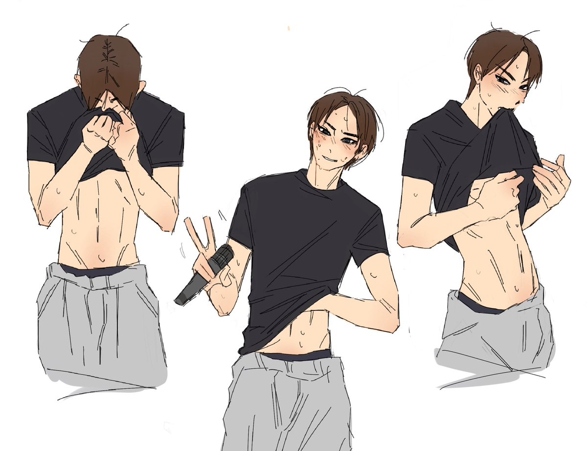 peachfuzz_2406's tweet image. grey sweatpants 
#JUNGWON #정원