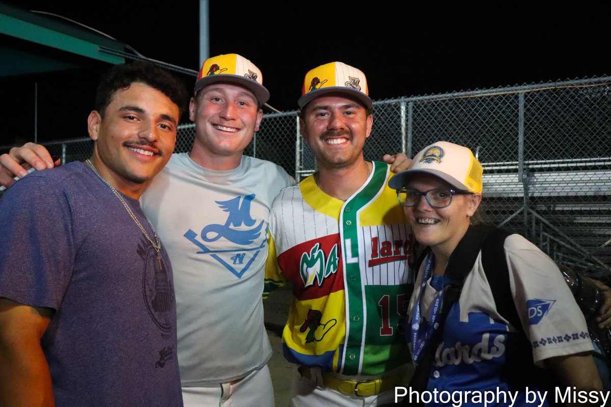 Thank you <a href="/MrMo27_/">Liam P. Moreno</a>  <a href="/davishamilton11/">davis hamilton</a>  and <a href="/BryceLeedle/">Bryce Leedle</a>  for an incredible 4–5 years. I’ve truly loved watching you grow and play for the <a href="/MadisonMallards/">Madison Mallards</a>  each summer. I’m really going to miss seeing you out on the field. You’ve become more than just players on a team. you’ve