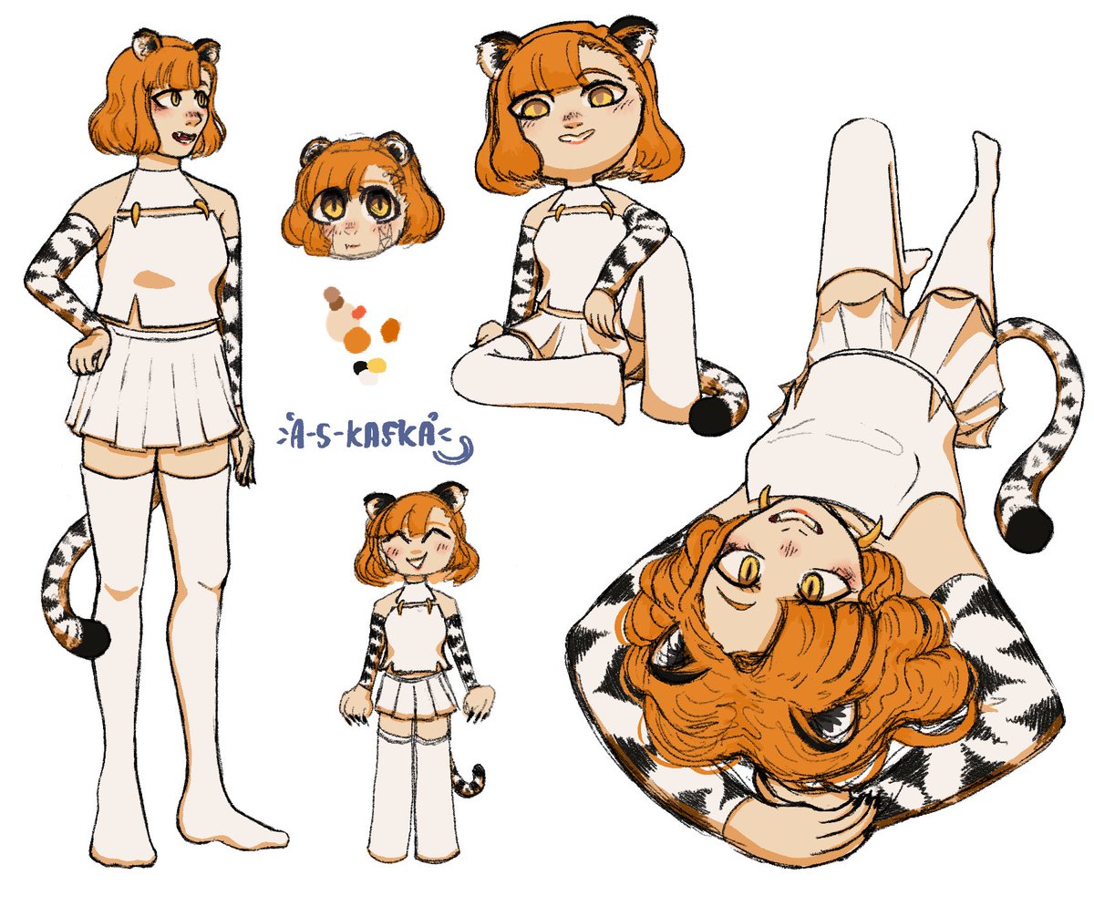 a_s_kafka's tweet photo. Tiger Chiyo &amp; Bunny Makino (Saiki K) https://t.co/ufdJqiWGJu