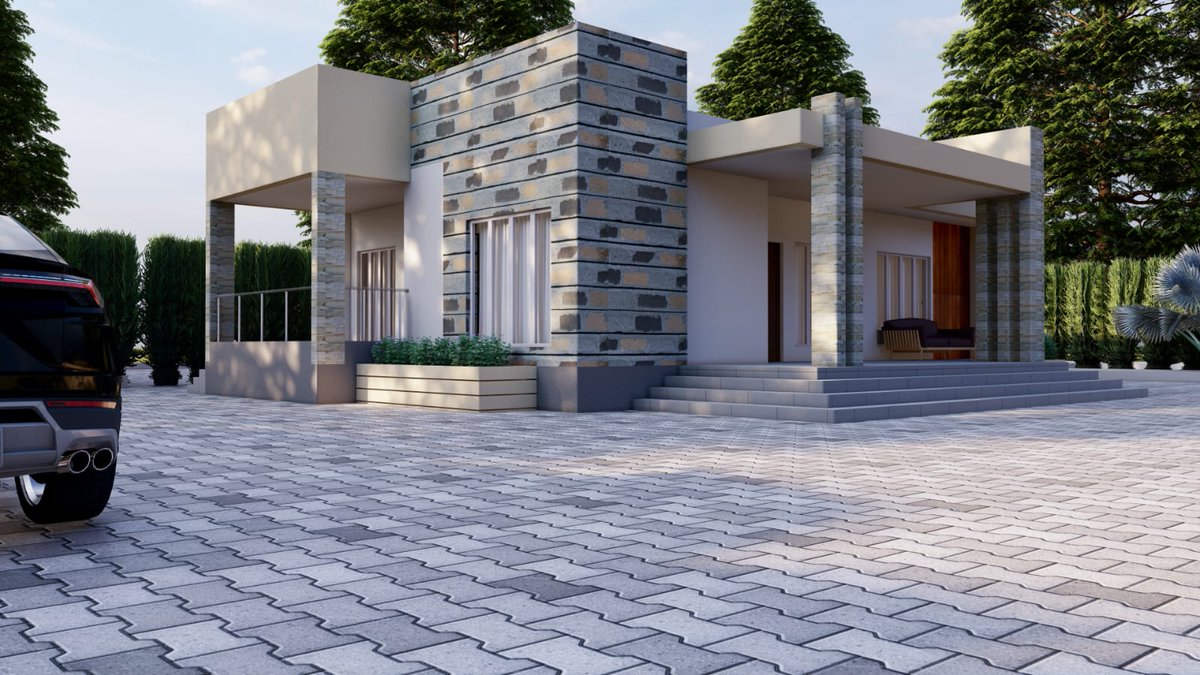 thevillagespi's tweet image. When blending styles, consider how different materials can create a unique contrast. A photo of a rustic wooden table complementing a sleek, concrete-topped kitchen island is a great example. #MaterialMix #DesignBlend