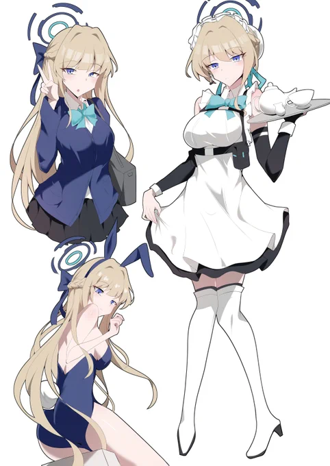 #3連休はフォロワーが増えるらしい 
最近ブルアカでトキ中心に描き始めました 