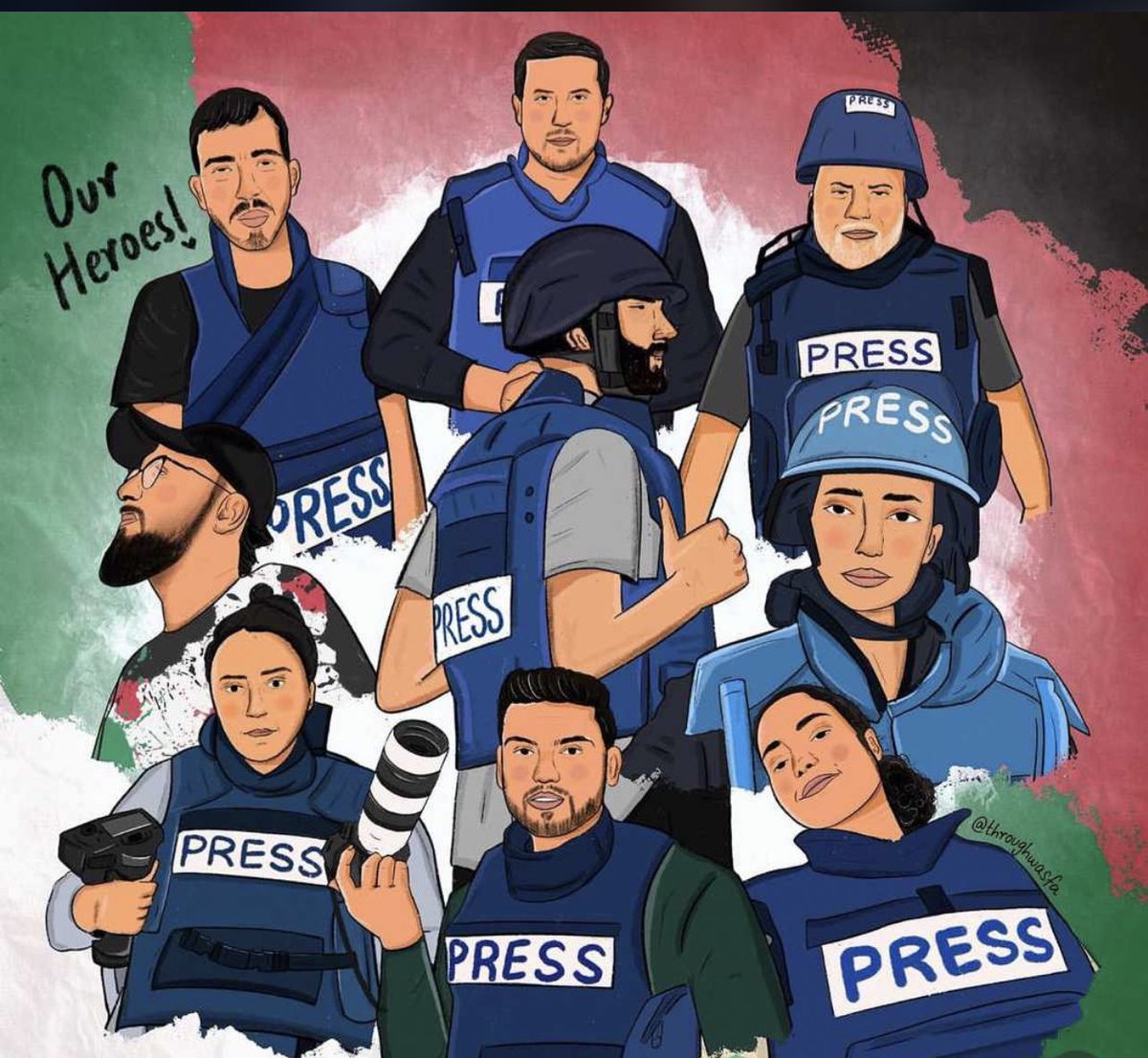 Tanausu Unchained (@tanausux) on Twitter photo <a href="/AJEnglish/">Al Jazeera English</a> Our heroes.
🫡 <a href="/AJEnglish/">Al Jazeera English</a> Our heroes.
🫡