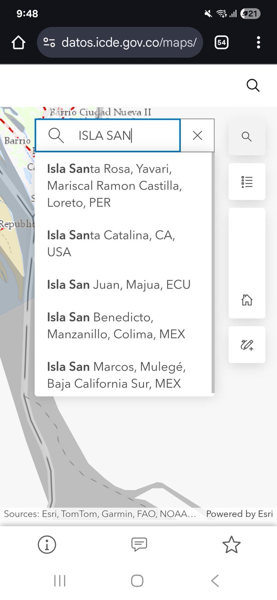 Hola <a href="/LauraCVargas96/">Laura Camila Vargas</a>. A qué te refieres con eso de que un país "reclame lo que es nuestro"?
Si usted misma muestra un mapa donde la isla está en la parte de Perú y hasta el <a href="/ICDE_Colombia/">ICDE_Colombia</a> lo pone. Claro, luego dices algo muy cierto para Colombia, pero empiezas mal, eso no se hace