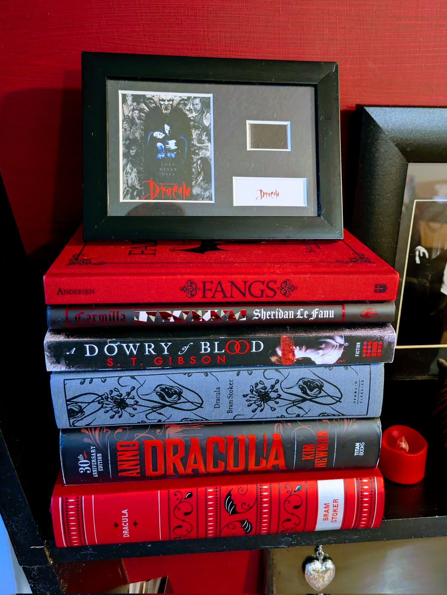 some of the vampire books i've read multiple times 🩸 almost done with lucy undying!