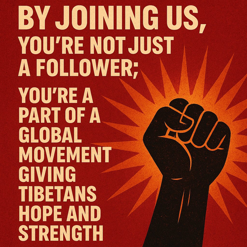 tibettruth's tweet image. 💛 Every share is a heartbeat.
Every comment a chorus.
📢 COMMENT “NEVER ALONE ” ✊
🔁 + 🙏 Show 🏔️Tibet: the world is watching, and we care.
#GlobalSolidarity #TogetherForTibet #HopeInUnity