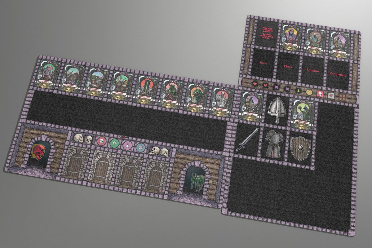 A look at both the game mat and the player mat for the upcoming UnderQuest. Enjoy!