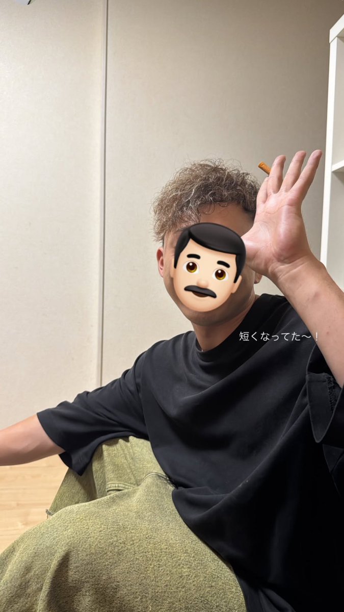 髪の毛切ったった