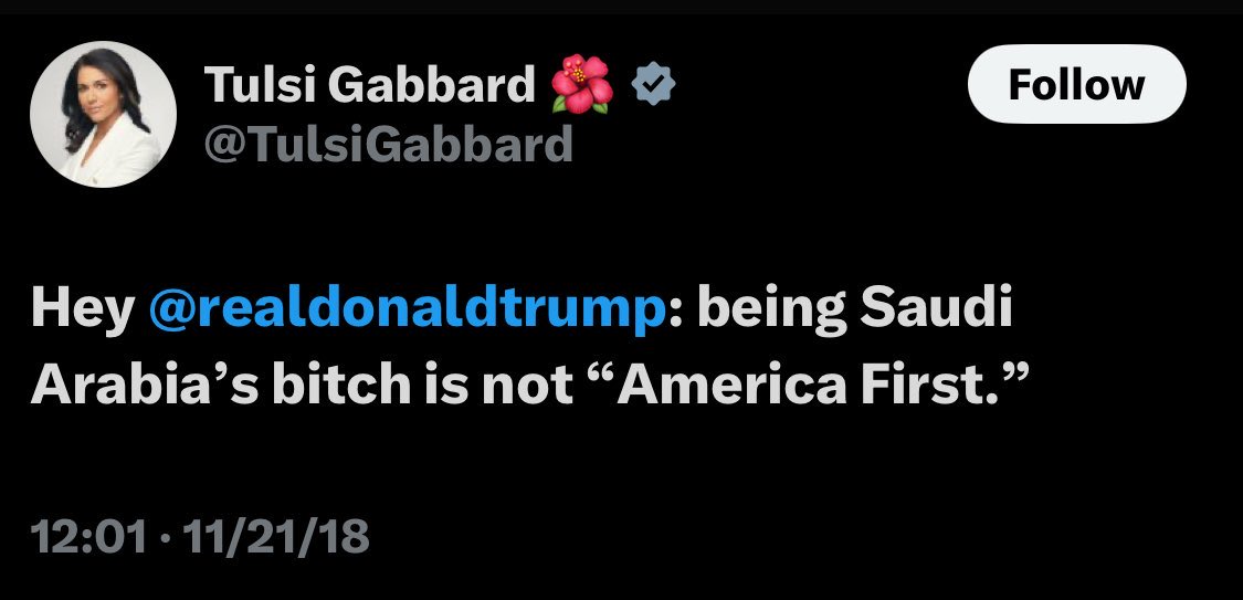 Mike Walsh ππΊπΈ (@walshmike84) on Twitter photo β¦<a href="/TulsiGabbard/">Tulsi Gabbard πΊ</a>β© this you? β¦<a href="/TulsiGabbard/">Tulsi Gabbard πΊ</a>β© this you?