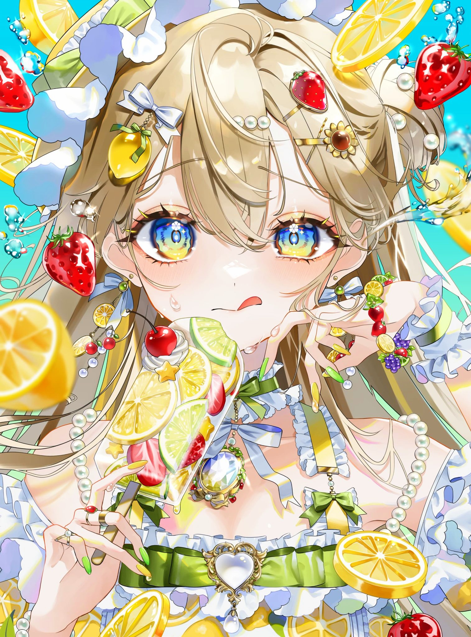 【未使用】Rebecca Guay氏　オリジナルイラスト　チャネル　スリーブ リアルブラッシュ＋MANGAKA ポーチ付セット 大 (RBCN160/39V)