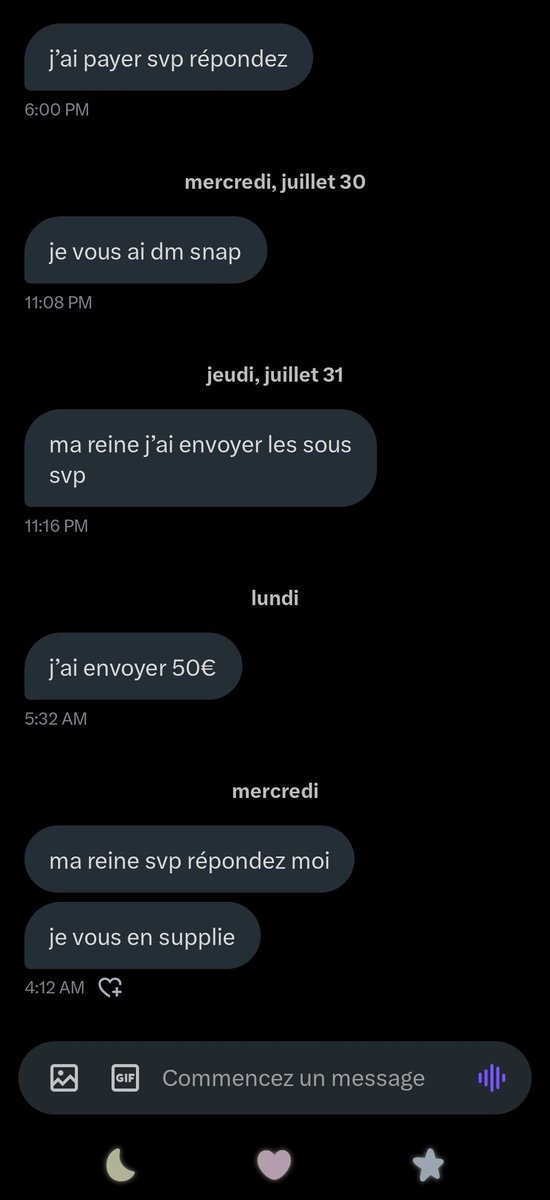 Donnez-lui le courage de ne pas sombrer mdrrrrr

Findom Domina Soumis Moneyslave Moneymisw