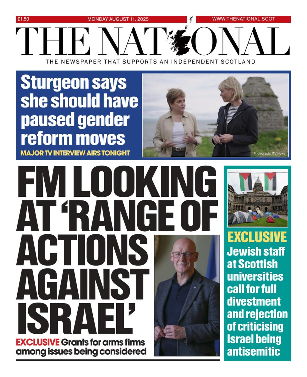 Ross Greer (@ross_greer) on Twitter photo Thanks to every group & individual who has backed my proposals for <a href="/scotgov/">Scottish Government</a> to lead a boycott of Israel. The pressure is working and the Government are considering the proposals.
The apartheid state must be isolated and forced to end the genocide. Lets play our part.
🏴💚🇵🇸 Thanks to every group & individual who has backed my proposals for <a href="/scotgov/">Scottish Government</a> to lead a boycott of Israel. The pressure is working and the Government are considering the proposals.
The apartheid state must be isolated and forced to end the genocide. Lets play our part.
🏴💚🇵🇸