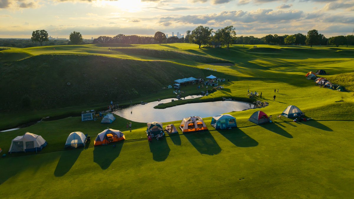 Tents lined the course on Saturday night for our annual Camp Country Club, creating a one-of-a-kind scene under the stars. Families enjoyed a beautiful summer evening filled with good food, campfire games, and the magic of sleeping out on the course.