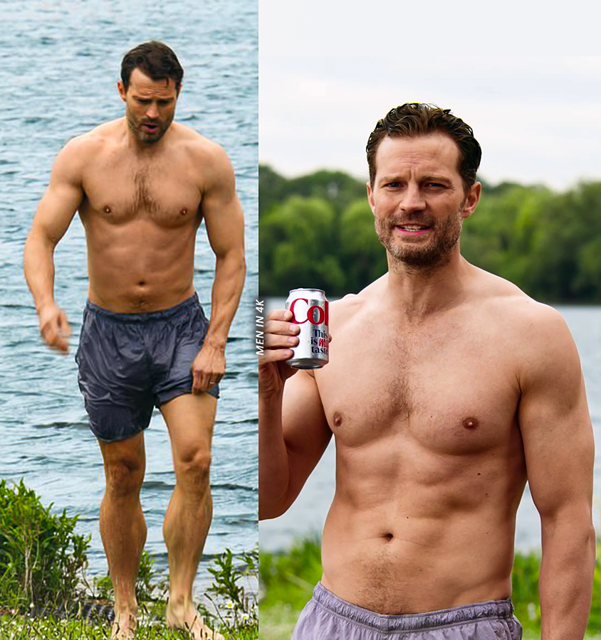 MENin4K's tweet photo. Jamie Dornan strips off in the new Diet Coke 'This Is My Taste' campaign https://t.co/WAicVMa8EZ