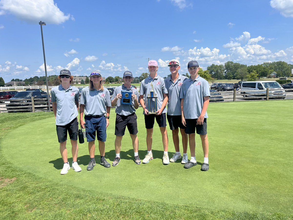 CarlisleHSgolf's tweet photo. @CarlisleLocal Boys Golf Squad 2025, coming off a big week 1 of competition!! Troy Invitational Aug 11…….Middletown Christian Invitational Aug 12. Let’s go fellas! https://t.co/UJx0ffQCCJ