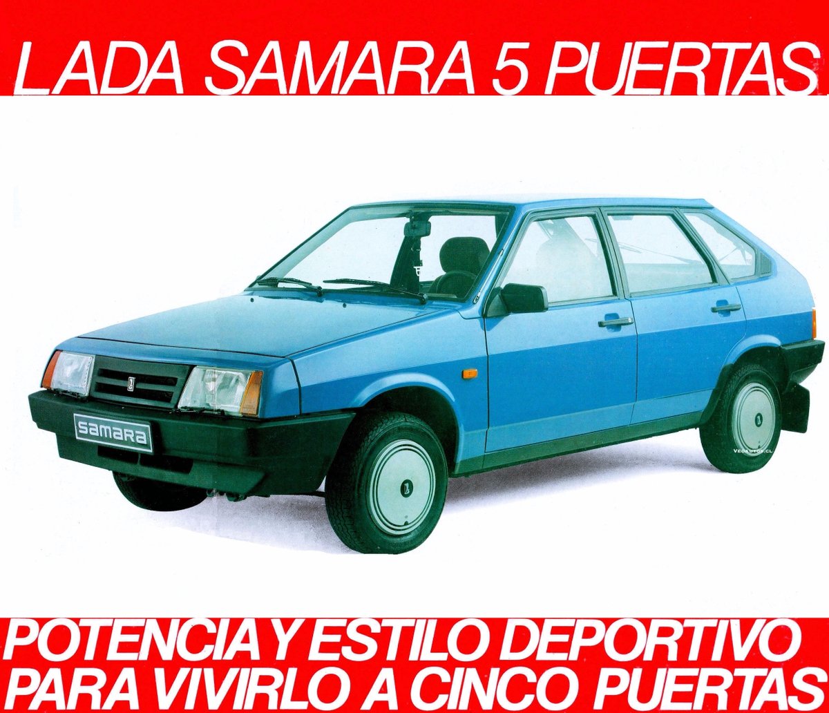 VeoAutos's tweet photo. LADA Samara Catálogo Presentación Carrocería 5 Puertas 2109 Chile Diciembre 1988, año en que se comercializan "118" unidades, precio época $1.750.000. 

+ Info https://t.co/Yjdt0cI5Ye

#ladasamara #lada2109 #avtovaz @LadaChile @RiveraNotario @avtovaz_news https://t.co/dK7pulYL0T