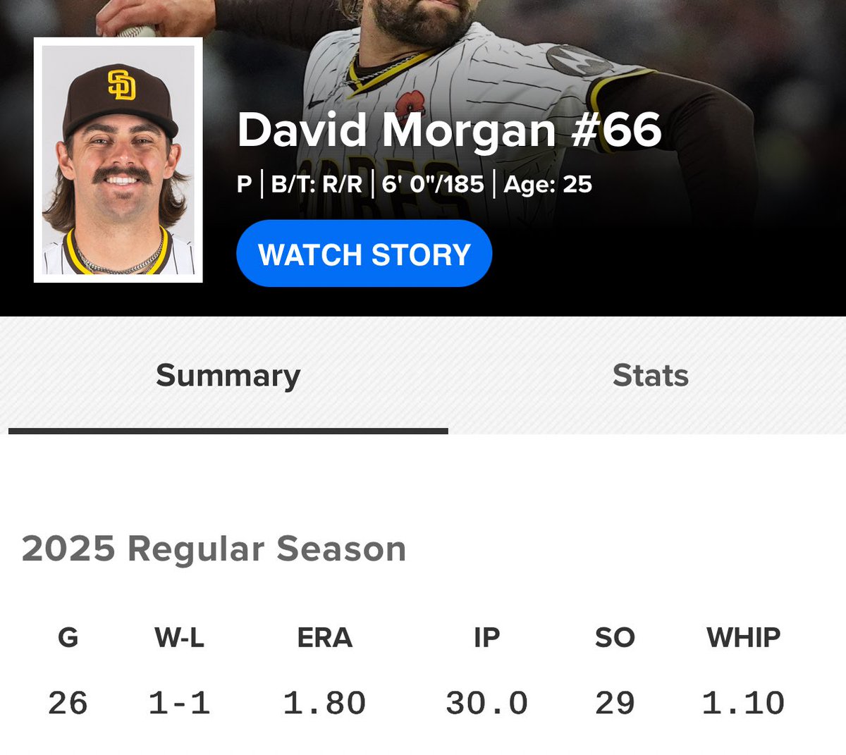 realbrentreed's tweet photo. This is the Padres’ mop-up reliever btw. #SuperPen https://t.co/hvyxoxQwrx