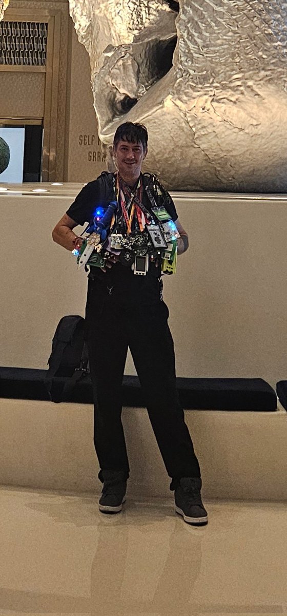 Another great year at #defcon33 was awesome to have a #badgelife community this year