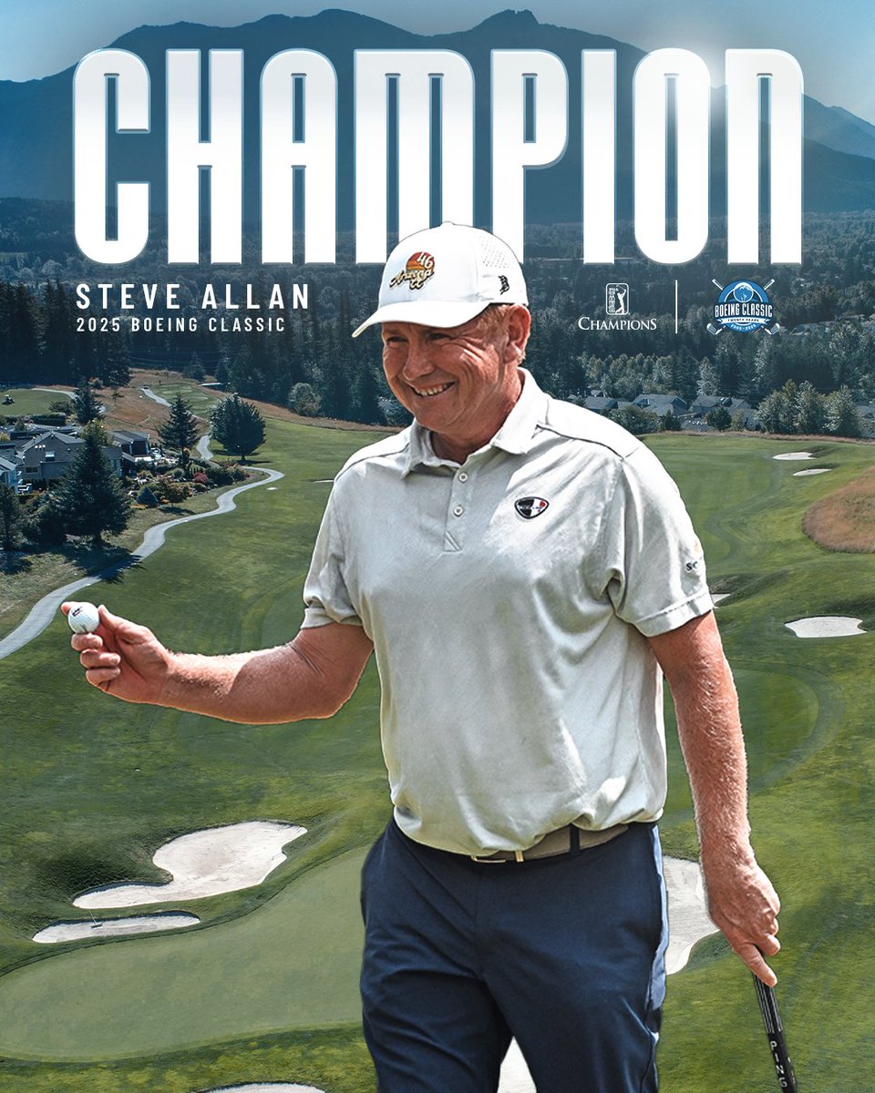 A season to remember 🏆🏆🏆

Steve Allan claims his third PGA TOUR Champions title <a href="/BoeingClassic/">Boeing Classic</a>!