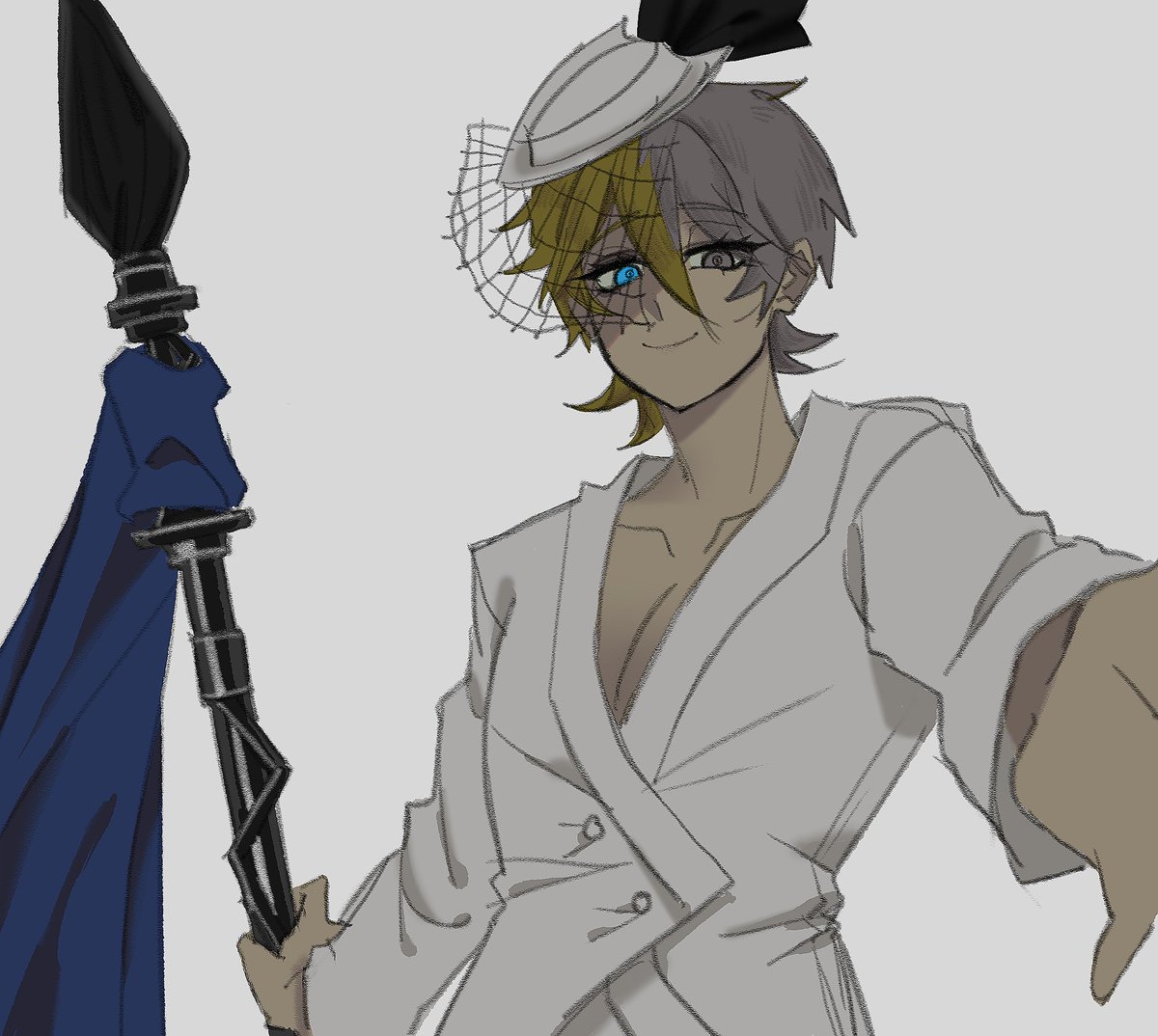 Oh my... What have we here~?
Sweetheart, look! Wouldn't this one make for an excellent piece?
...Ah, right as always, my beloved~
Come now, don't be shy... Come with us, we'll show you a world like no other~!

{The Ring Pointillist Maestro Kaspar}