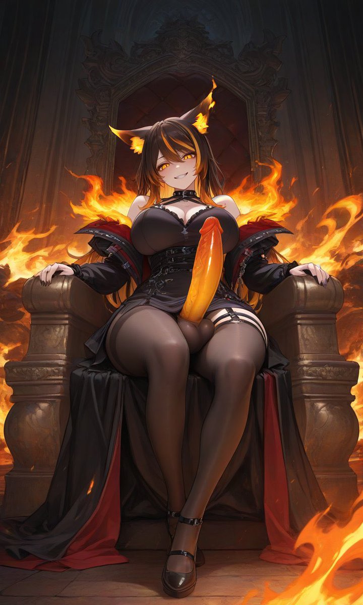 EmpressTamamo's tweet photo. The hellhound needs more pets come beg for it https://t.co/qAZVA8m3Xp