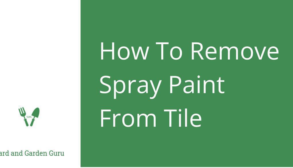 The methods of how to remove spray paint from floor depends on the amount of paint on your tiles.

Read more 👉 lttr.ai/AhfNJ

#DIY #Home #Yard