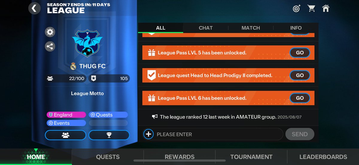 FPWEK's tweet photo. Join my league to get 20K league tokens minimum https://t.co/8sS3tJvbbc