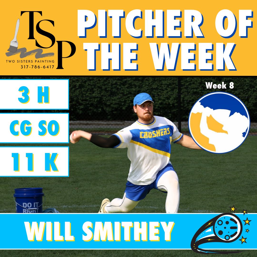 Circle City Wiffle® (@circlecitywiff) on Twitter photo Smithey's complete game shutout in the final week of the regular season nets him his second Pitcher of the Week award of the season! Smithey's complete game shutout in the final week of the regular season nets him his second Pitcher of the Week award of the season!