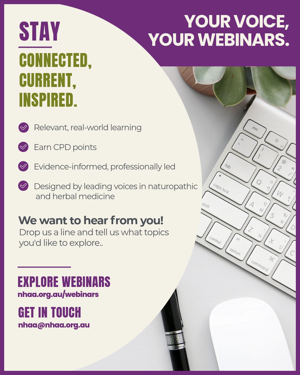 NHAA (@thenhaa) on Twitter photo Your Voice. Your Webinars. We’re Your Association — Here to Support, Inspire, and Uplift Your Practice
📩 Get in touch: nhaa@nhaa.org.au
🌐 Explore all webinars: nhaa.org.au/webinars/ Your Voice. Your Webinars. We’re Your Association — Here to Support, Inspire, and Uplift Your Practice
📩 Get in touch: nhaa@nhaa.org.au
🌐 Explore all webinars: nhaa.org.au/webinars/