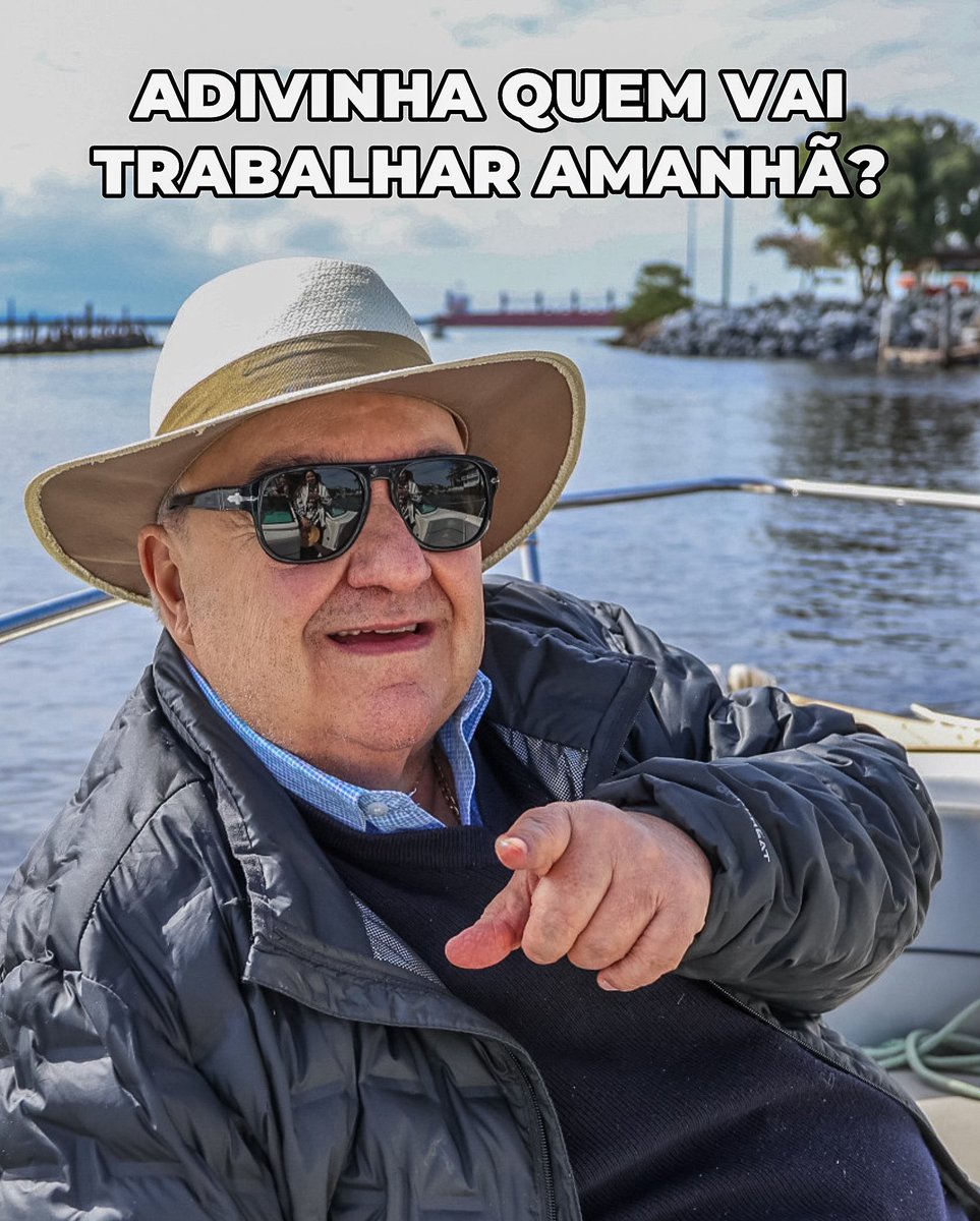 Eu também me incluo nessa 😂. Com bom humor, digo a vocês: esta semana minha agenda está tão cheia que até o meu chapéu vai trabalhar! Que seja uma boa e abençoada semana para todos 💚💙 #BoaNoiteDoRafaelGreca