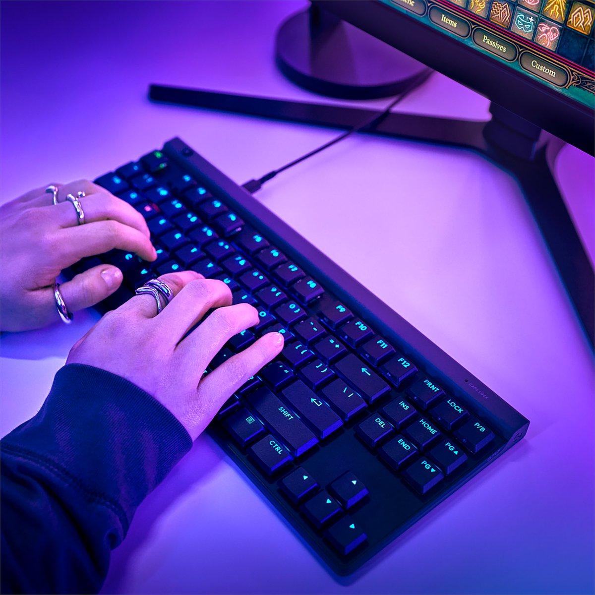 Whether it's a five-minute clutch or a five-hour grind, #G515TKL keeps up. 😎

Delivering constant speed, accuracy, and customisation to take your gaming to the next level. 💯