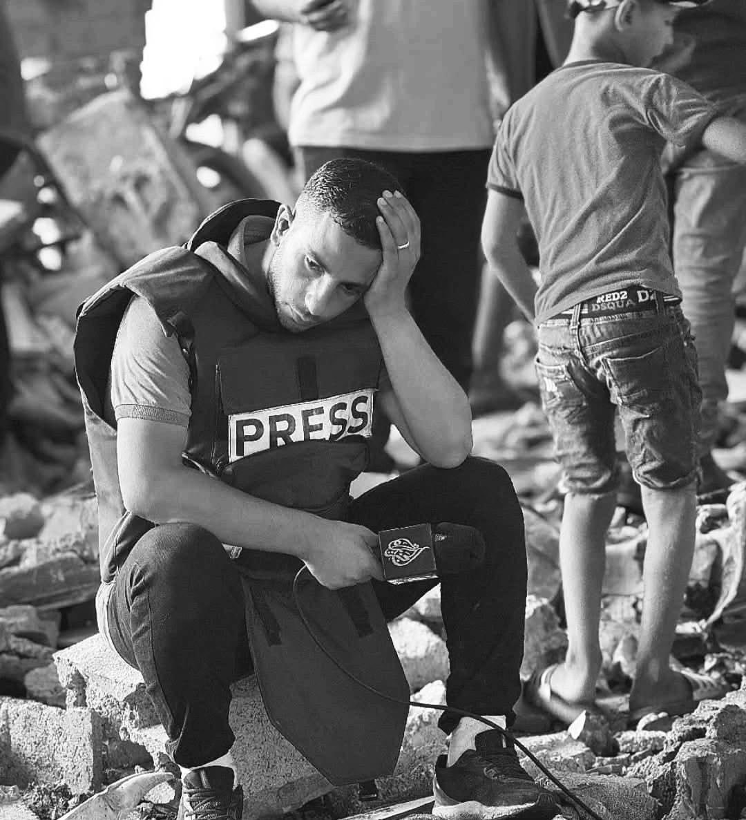 After you, Anas, the news lost its meaning, and the world turned dark. You’ve become the news,a headline needing no words, an image never shown. This is how truth is silenced: by killing the voice that spoke it, and blinding the eye that saw it.