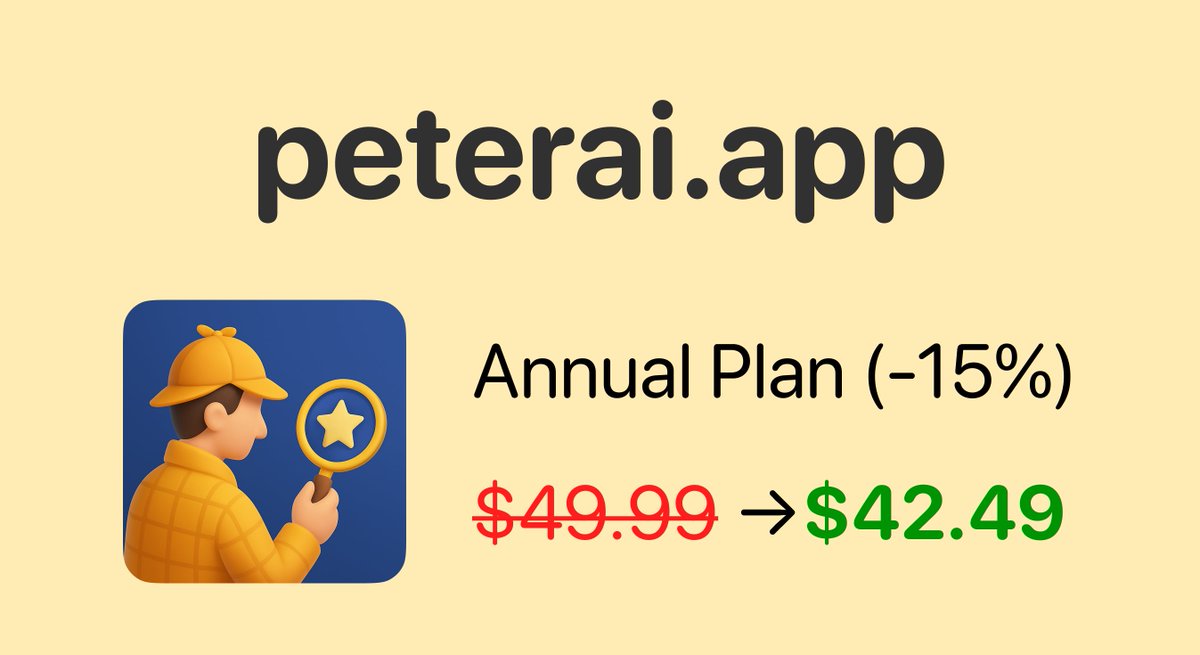 PeterAI - Spy iOS apps tweet media