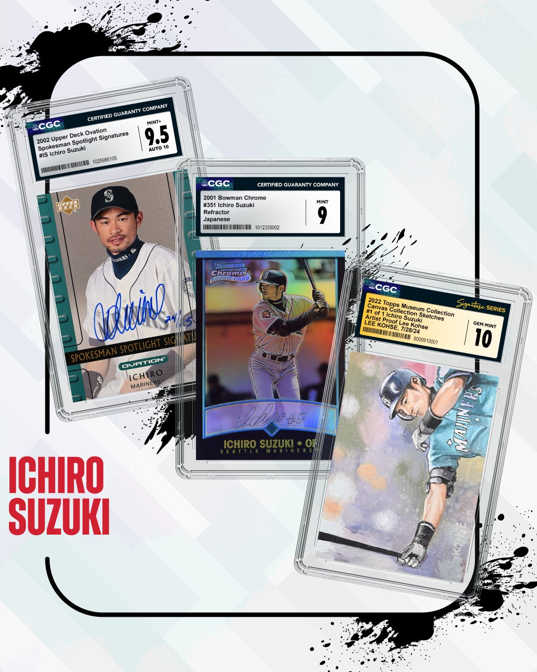 イチロー【PSA9】2000 UPPER DECK OVATION ICHIRO 2000 Upper Deck Ovation Japan Masahiko Kaneda Orix BlueWave