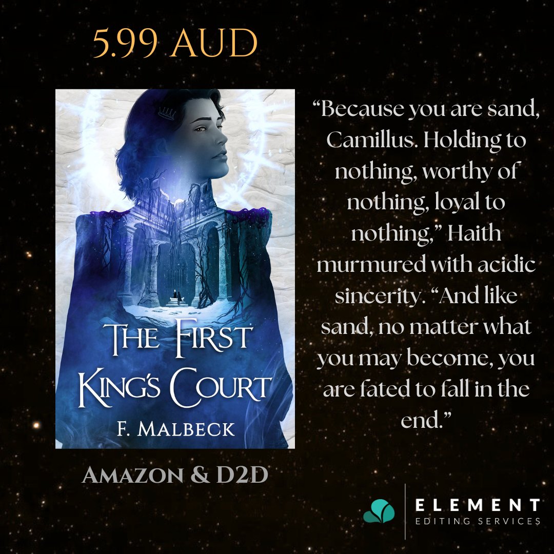 elementeds's tweet image. “Because you are sand, Camillus. Holding to nothing, worthy of nothing, loyal to nothing,” Haith murmured with acidic sincerity. “And like sand, no matter what you may become, you are fated to fall in the end.”  As the 

Blooded fall, the Dusk Eater will rise.