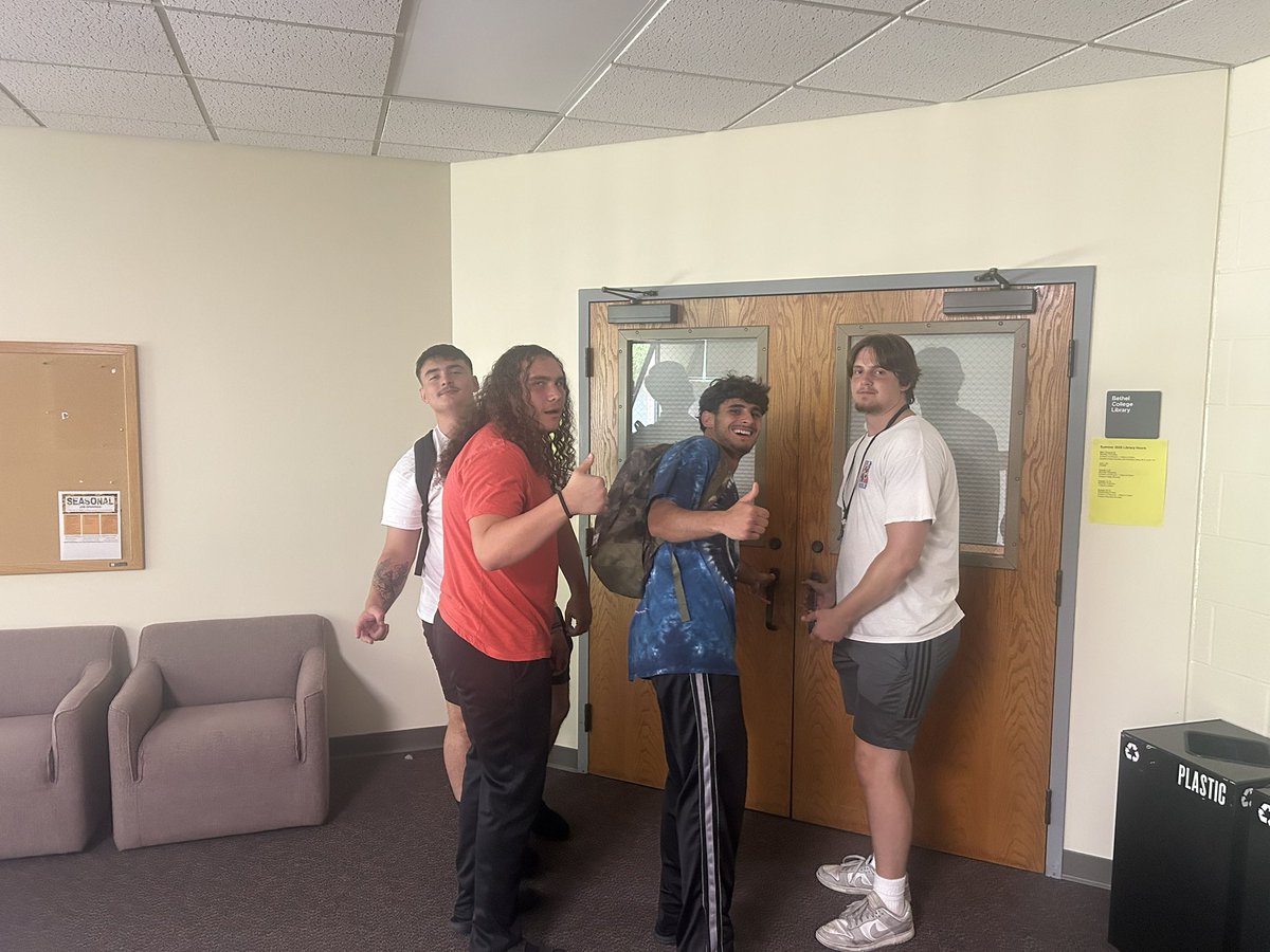 threshyops's tweet image. Scavenger hunt items: Threshy-Ops in the Caf and the Library!
@jwlawson1 @teeterf @CoachTizzy @CoachMillerBC @jdeddy20 @Wright_OK_ @Taggart_Brown @SmithInspire @TheTerryCook