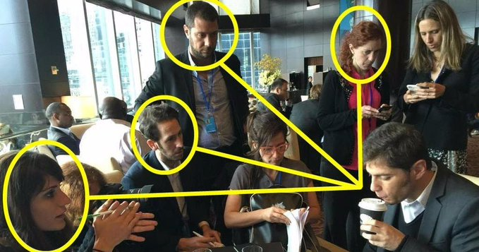 En esta imagen se ven los dueños de CHEQUEADO junto a Axel Kicillof
