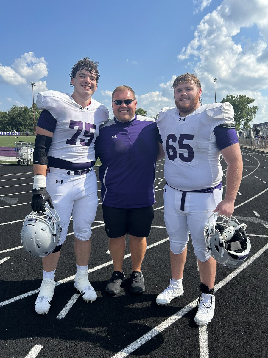 BadgerBeau's tweet photo. Last Purple and White scrimmage, very humble but hungry to start the season. God is goodππ». #hogtime https://t.co/oyQvshFKjM