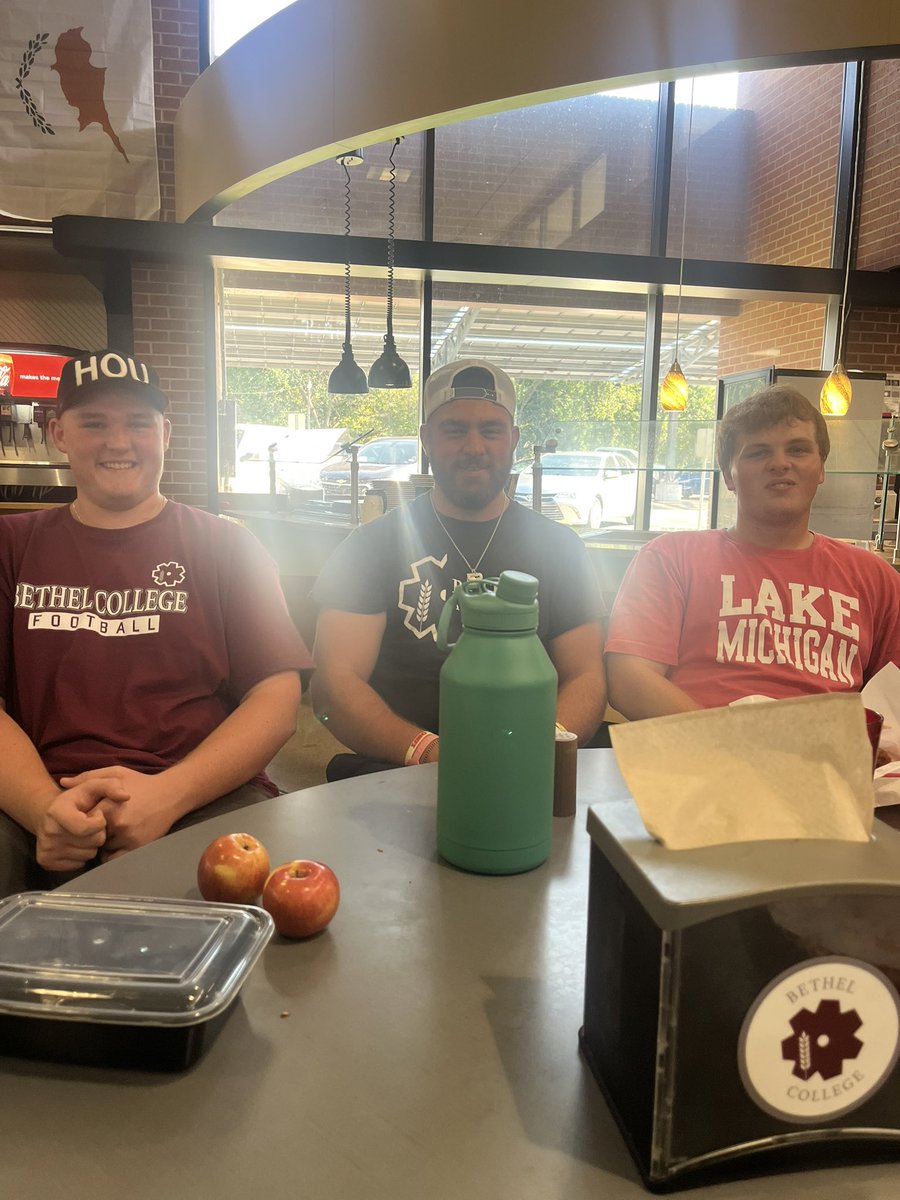 Threshers (@rollthreshers) on Twitter photo Another great meal in the BC Caf!
<a href="/jwlawson1/">Coach Lawson</a> <a href="/Taggart_Brown/">Taggart Brown</a> <a href="/CoachMillerBC/">Kade Miller</a> <a href="/SmithInspire/">Dr. Drametrice Smith</a> <a href="/CoachTizzy/">Coach Tizz</a> <a href="/TheTerryCook/">Coach Terry Cook</a> <a href="/teeterf/">Coach Felicia Teeter</a> <a href="/Wright_OK_/">CoachC.Wright</a> <a href="/jdeddy20/">Coach Eddy</a> Another great meal in the BC Caf!
<a href="/jwlawson1/">Coach Lawson</a> <a href="/Taggart_Brown/">Taggart Brown</a> <a href="/CoachMillerBC/">Kade Miller</a> <a href="/SmithInspire/">Dr. Drametrice Smith</a> <a href="/CoachTizzy/">Coach Tizz</a> <a href="/TheTerryCook/">Coach Terry Cook</a> <a href="/teeterf/">Coach Felicia Teeter</a> <a href="/Wright_OK_/">CoachC.Wright</a> <a href="/jdeddy20/">Coach Eddy</a>