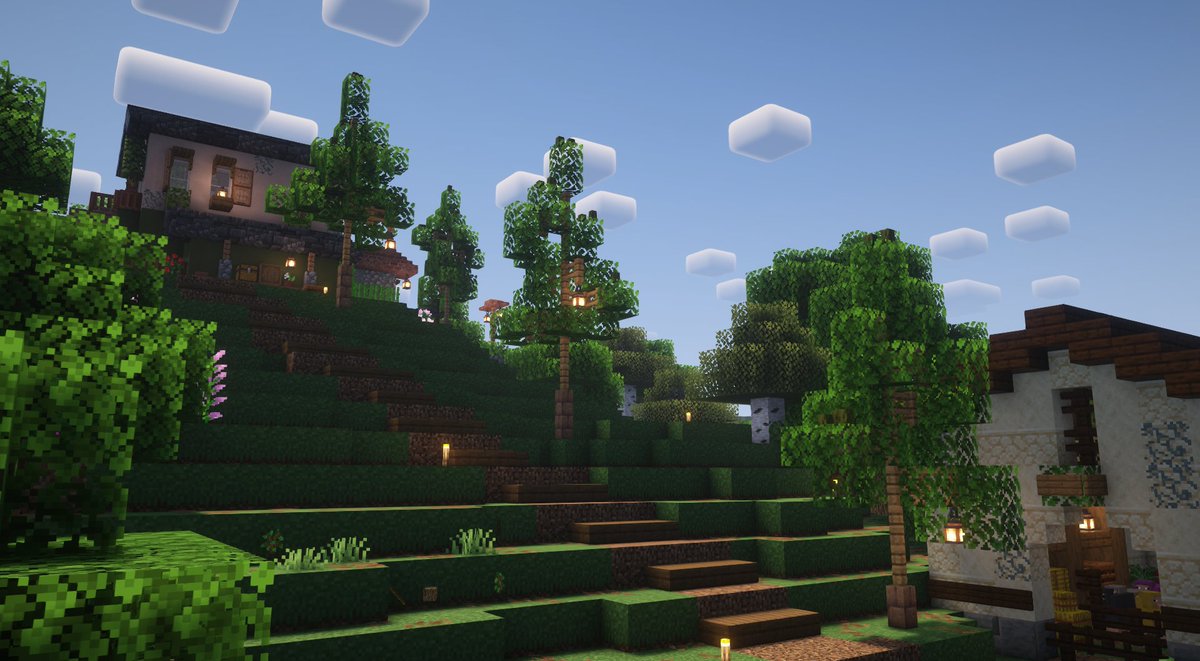 New Barn, Along with a couple custom tree's that I'm happy pretty happy with.

#ViewerServer | #Minecraft | #SMP | #MinecraftBuilds