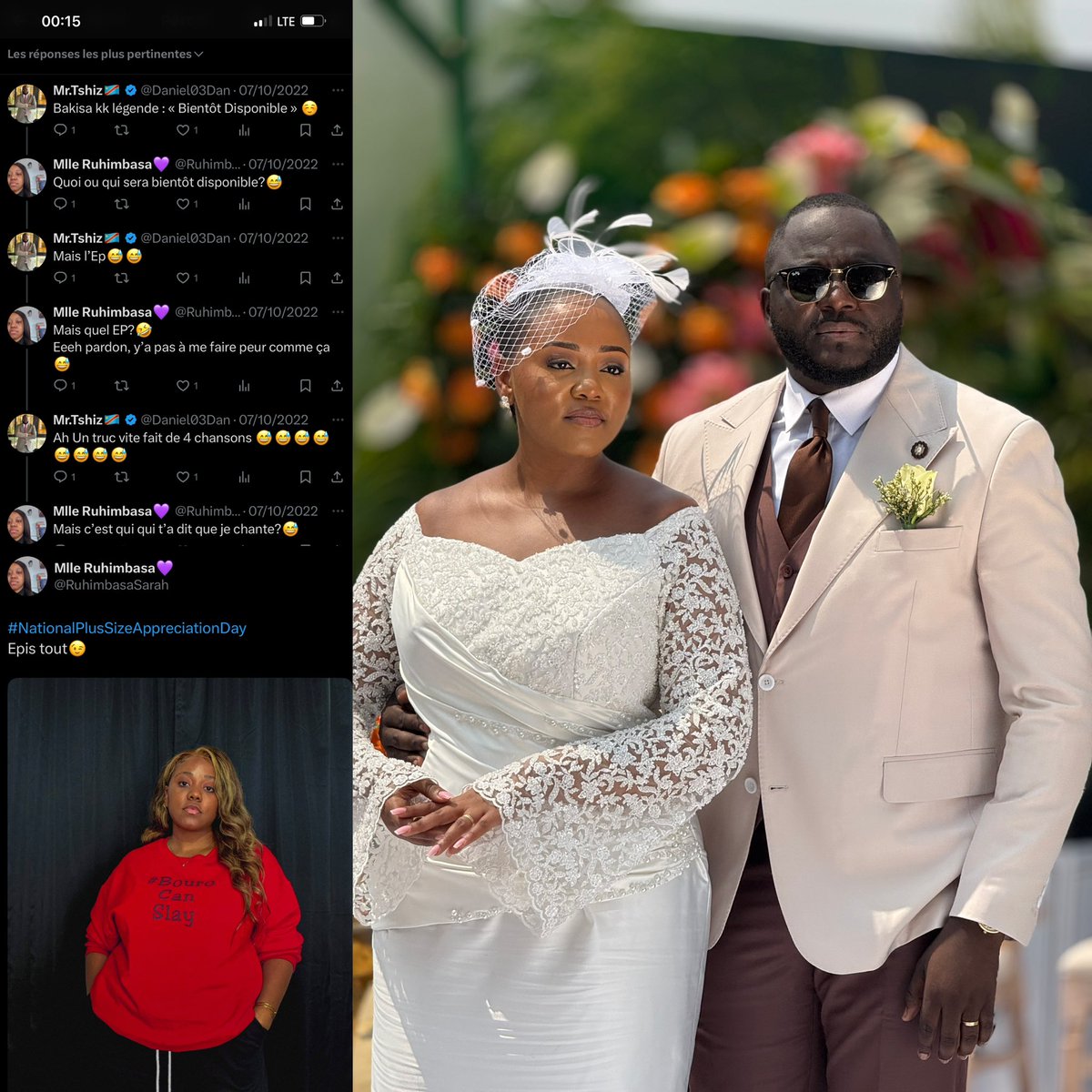 D’un simple commentaire sur Twitter à une belle vie à deux.
Que Dieu guide chacun de nos pas.
Ma douce épouse ❤️