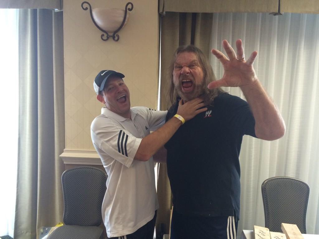 Anthony Mongeluzo (@pcs_anthonym) on Twitter photo Found this great picture with <a href="/RealHacksawJim/">Hacksaw Jim Duggan</a> - great guy to meet - I still have the signed 2x4 and his booo was a great read! Thanks for a great memory #wwe #Toughguy - 2013! Found this great picture with <a href="/RealHacksawJim/">Hacksaw Jim Duggan</a> - great guy to meet - I still have the signed 2x4 and his booo was a great read! Thanks for a great memory #wwe #Toughguy - 2013!