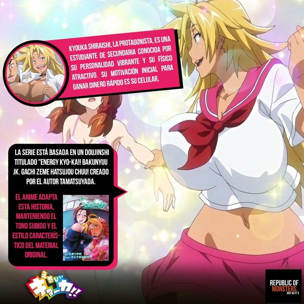 Ticketparados's tweet photo. Dato Anime H- Energy Kiou-ka.
#anime #datosanime #energykyouka #doujin #manga #animefans #waifu #ecchi https://t.co/SYfRl75ePH