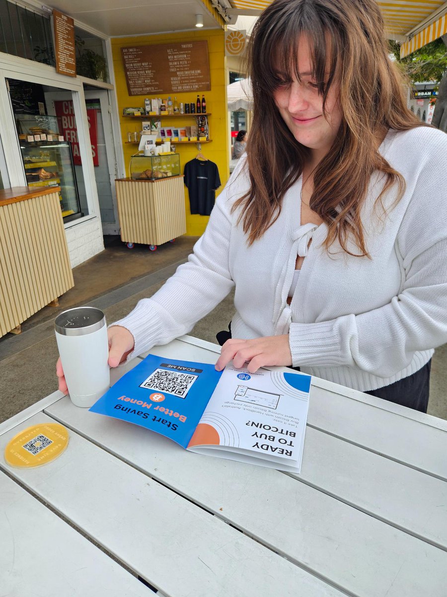 HardBlock | Australian Bitcoin-Only Exchange (@hardblockbtc) on Twitter photo A new Bitcoiner is born everyday all across the world, especially at <a href="/risemofocoffee/">Rise Mofo Coffee</a>
Learn Bitcoin 📙
Get more than 50% your next cup ☀️☕🟧 A new Bitcoiner is born everyday all across the world, especially at <a href="/risemofocoffee/">Rise Mofo Coffee</a>
Learn Bitcoin 📙
Get more than 50% your next cup ☀️☕🟧
