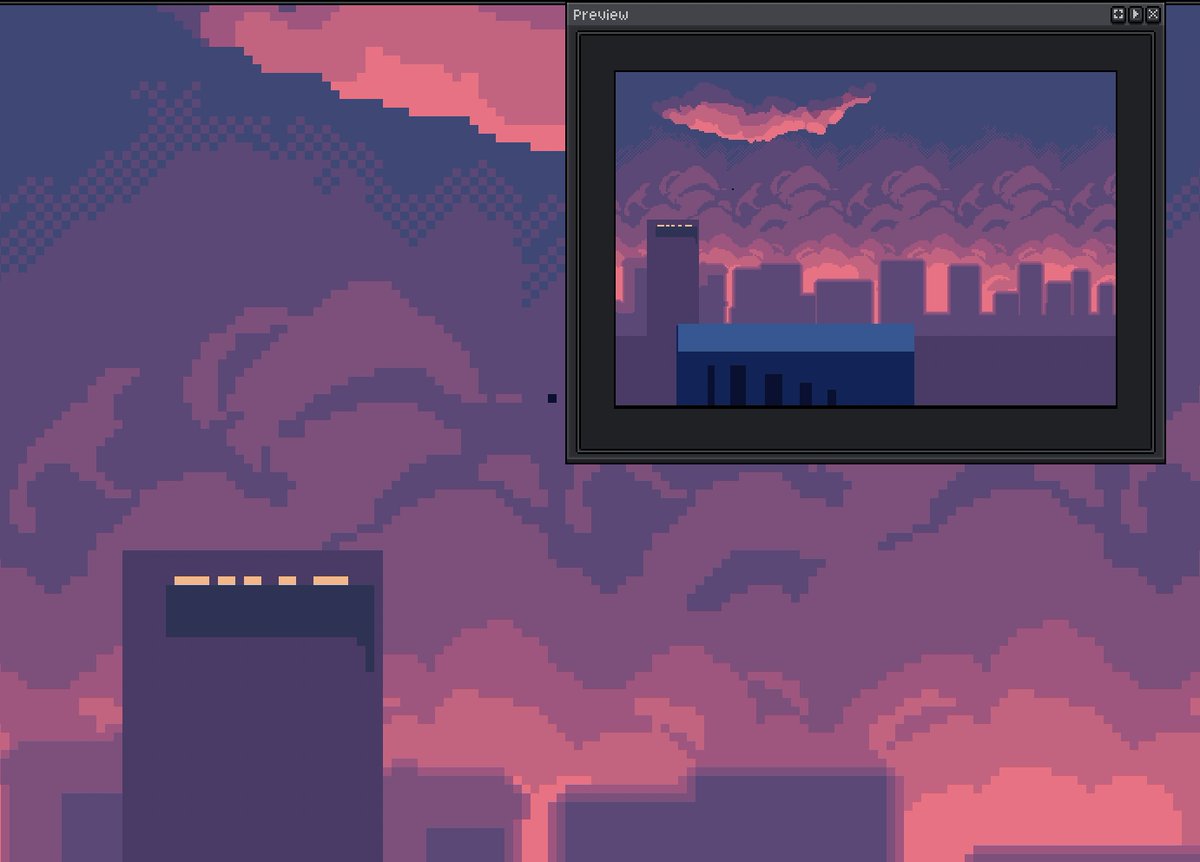 ansimuz's tweet image. Let&apos;s see what I can make out of this color palete. #pixelart #gamedev #gameassets #16bits