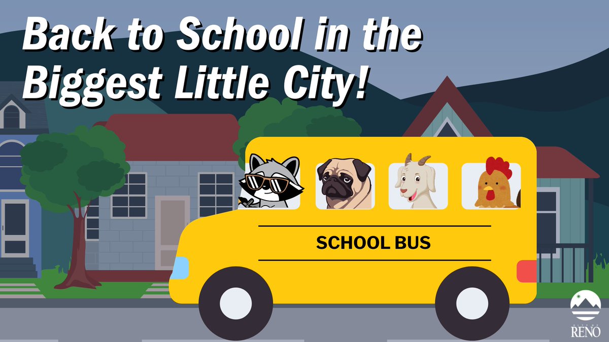 As children make their way back to school in the Biggest Little City, let’s remember a few things:

🚸 School zones are back in action! Slow it down.

🛑 School bus STOP signs mean STOP behind the bus. Duh.

🏃💨 Kids move fast (and they’re tiny!) Stay alert.